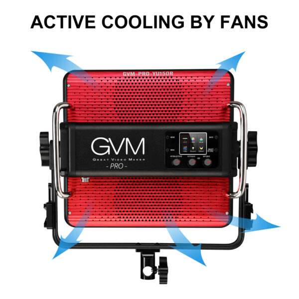 GVM YU150R PRO Led Video Lights Panel Rgb And Bi-Color Studio Light - Image 4