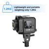 GVM SD80D 80w Bi-Color Spotlight Daylight Can use Battery - Image 3