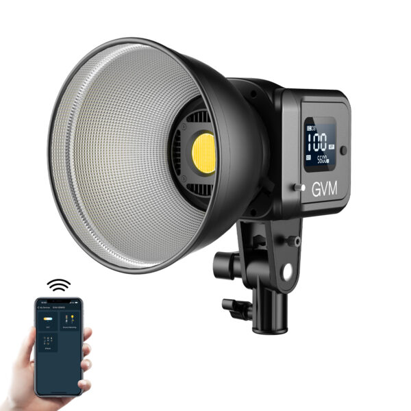 GVM SD80D 80w Bi-Color Spotlight Daylight 3 kits - Image 15
