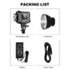 GVM SD80D 80w Bi-Color Spotlight Daylight 3 kits - Image 7