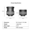 GVM F40 Fresnel Attachment for LED Light Spotlight - Image 6