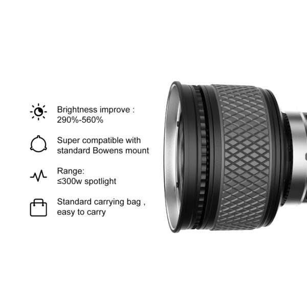 GVM F40 Fresnel Attachment for LED Light Spotlight - Image 11