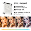 GVM B200C 200W RGB&Bi-Color  Flexible LED Light - Image 12