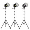 GVM SD80D 80w Bi-Color Spotlight Daylight 3 kits