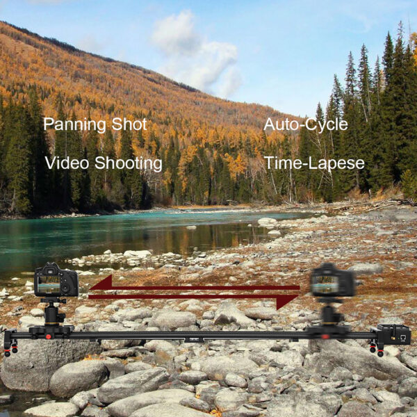 GVM GT-120WD Wireless Carbon Fiber Motorized Camera Slidera - Image 5