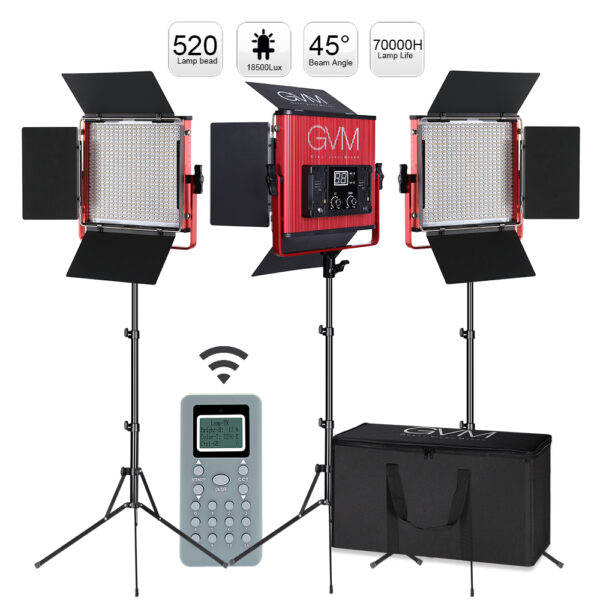 GVM-520LS-R LED Bicolor Display Version - Red Color Single Light -3-Light-kit