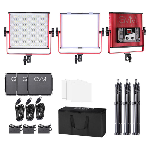 GVM-520LS-R LED Bicolor Display Version - Red Color Single Light -3-Light-kit - Image 4