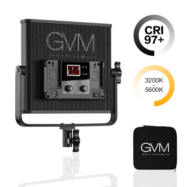 GVM-520LS-B High Beam High Brightness Bi-Color LED VIdeo Soft Light （No Four-Way Barndoor）