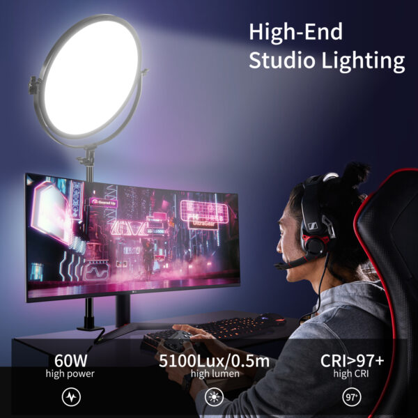 GVM Y60D256 Soft Light Bi-color And P80S-II Daylight With Softbox Kits - Image 2