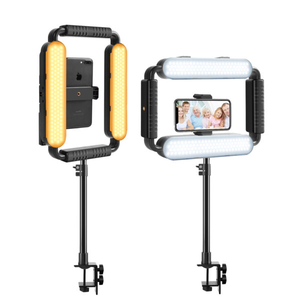 GVM TL-10S 10W Daylight Light Two-Light Kit with Light Stands