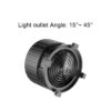 GVM F60 Fresnel Attachment for LED Light Spotlight(PROSD400B,PROSD500B,PROSD650B,SD600D,SD600S)(On Sale FEB.1) - Image 8