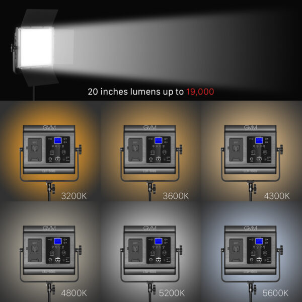 GVM 508S LED Studio Video Light - Image 6