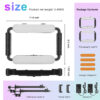 GVM TL-10S 10W Daylight Light Two-Light Kit with Light Stands - Image 6