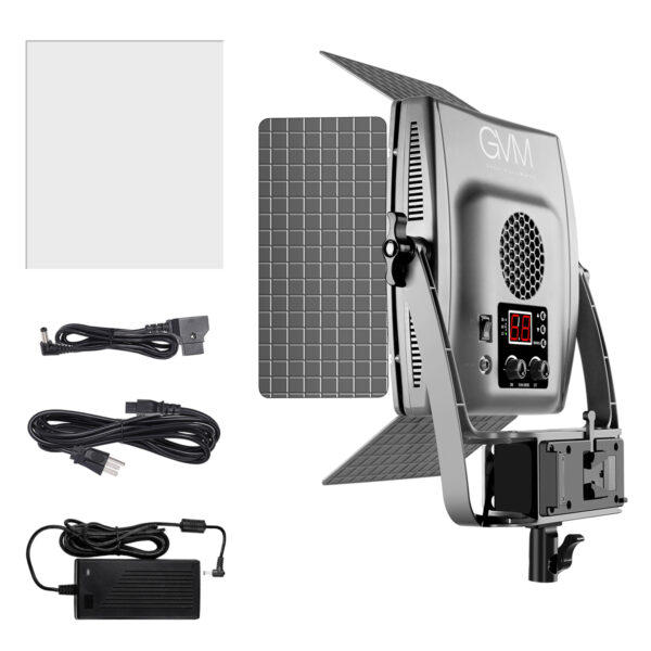 GVM S900D 50W LED Studio Video Light Bi-Color Soft Light Panel 2L - Image 3