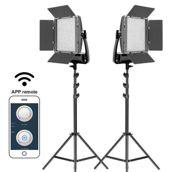 GVM S900D 50W LED Studio Video Light Bi-Color Soft Light Panel 2L