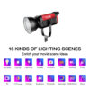 GVM PRO SD300C  300W High Power RGB&Bi-Color Monolight - Image 11