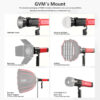 GVM-PD60C Built-in Battery Model 60W Flashlight (RGB) - Image 4