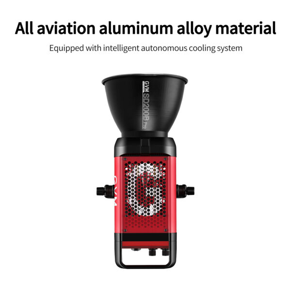 GVM PRO-SD200B 200W Bi-Color Monolight(V-mount && Mesh Bluetooth) - Image 17