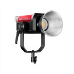 A powerful GVM PRO Series RGB & Bi-color COB monolight with full DMX control, designed for professional film production and studio workflows.
