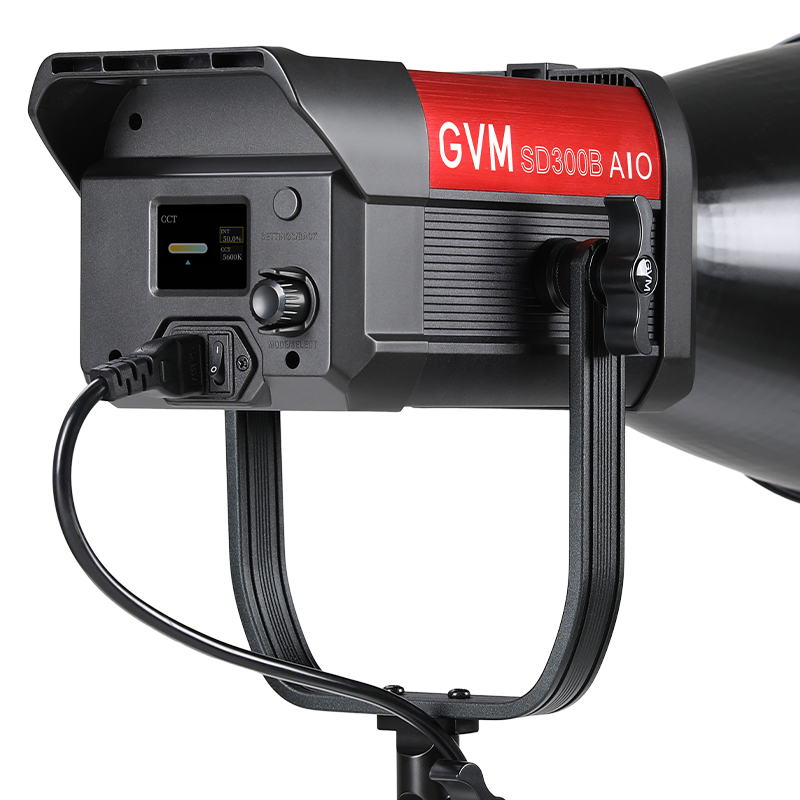 GVM SD300B-AIO 300W LED Video Light Mesh Bluetooth 1 8 2
