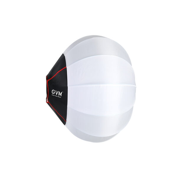 GVM-DL65R (26 inch) spherical lantern softbox, providing broad and soft illumination for interviews and vlogging.