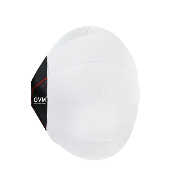 GVM-DL85R (33 inch) spherical lantern softbox for omni-directional, soft light diffusion in video and photography.