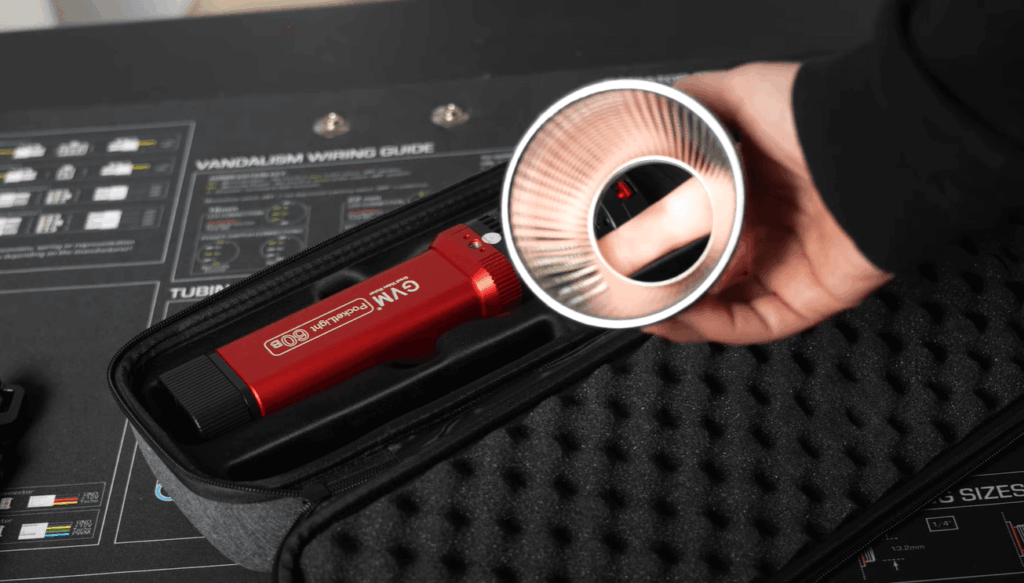 The 60W Video Light: Your Ultimate Guide to Illuminating Creative Visions (2025 Pro Picks) 5 Close-up of the GVM 60B video light's Bowens mount, highlighting modifier compatibility.
