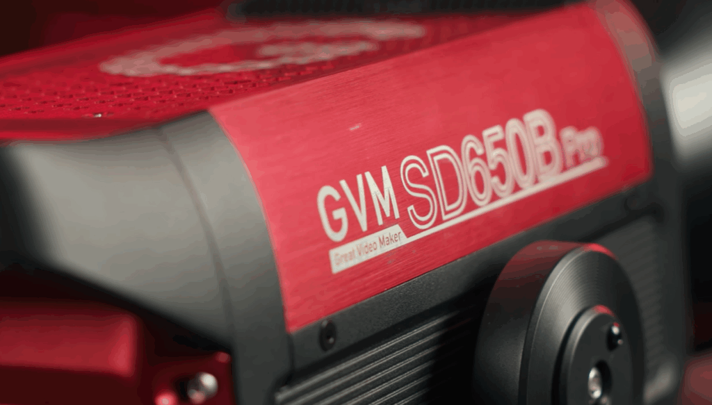 Movie Studio Lights & Film Lights: Color Science for Ideal Cinematic Tones 3 The new GVM PRO 650B smart LED film light featuring advanced control options for precise cinematic lighting.