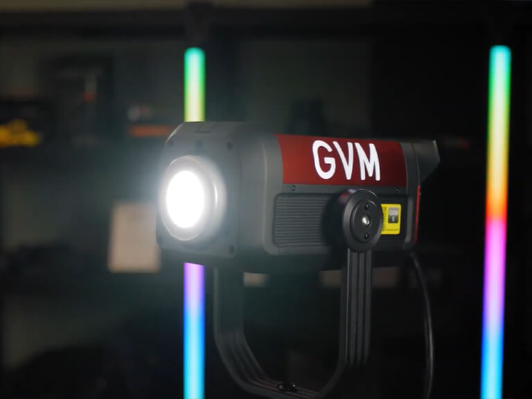 Best Studio Lights for Photography in 2025: Your Ultimate Professional Guide (Feat. GVM SD500B) 2 The heart of the GVM SD500B: its high-intensity COB (Chip on Board) LED, a hallmark of the best studio lights for photography, ensuring brilliant and consistent output.