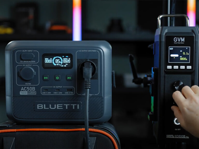 Best Studio Lights for Photography in 2025: Your Ultimate Professional Guide (Feat. GVM SD500B) 4 External control center for the GVM SD500B studio light, showing user-friendly interface.