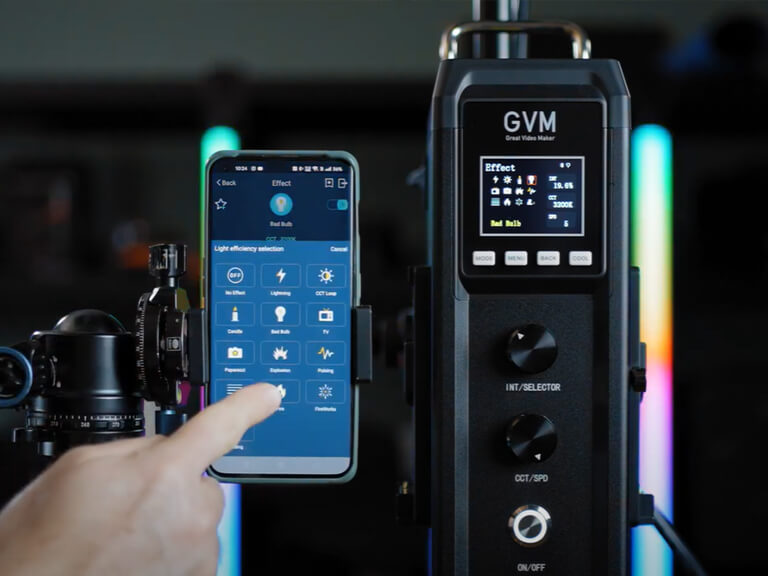 Best Studio Lights for Photography in 2025: Your Ultimate Professional Guide (Feat. GVM SD500B) 5 GVM 500B: its 12 lighting modes positioning it as the best studio photography lights for 2025, ideal for diverse photography needs.