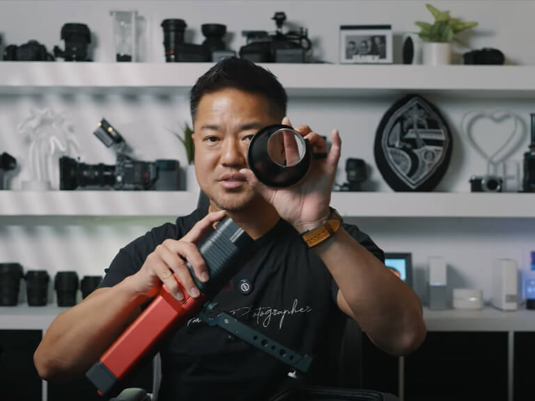 GVM 60C portable LED video light for photography and videography