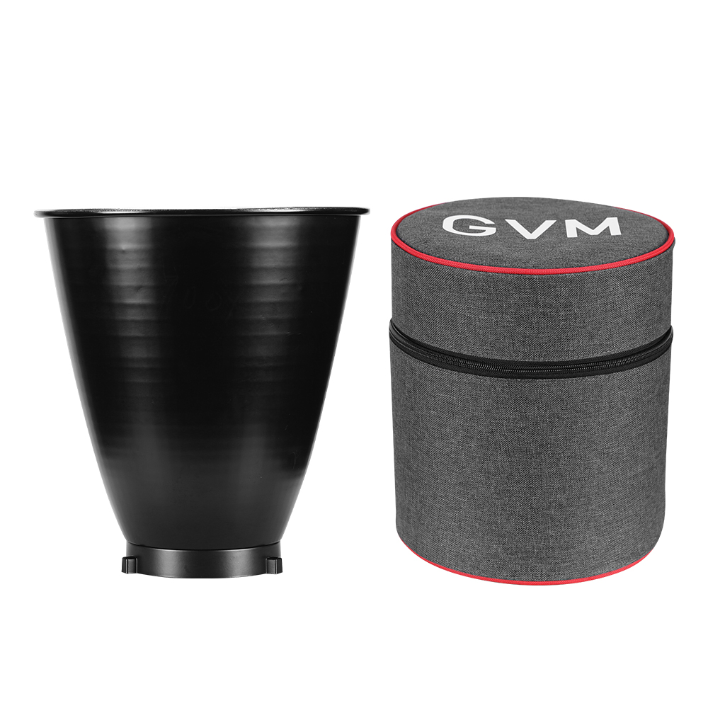 GVM standard reflector for GVM SD700B AIO LED light, a light shaping tool for photography and video.