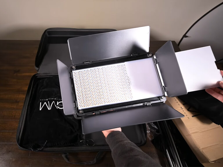 RGB Video Lights vs. Bi-Color: Which is THE Smart Choice for Your Video & Photo Projects? 6 A complete unboxing of the RGB video light kit.