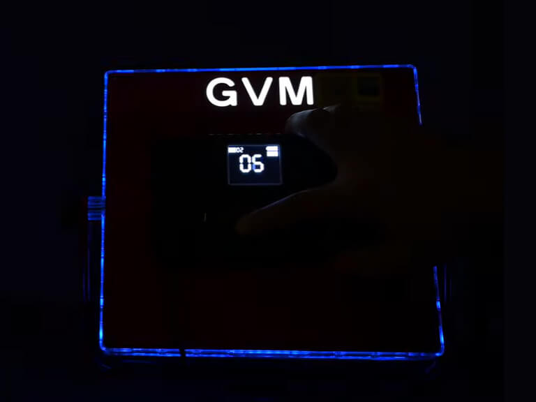 RGB Video Lights vs. Bi-Color: Which is THE Smart Choice for Your Video & Photo Projects? 5 A sleek, dark shot of the product's back, emphasizing its premium build quality and minimalist design under low-key lighting.