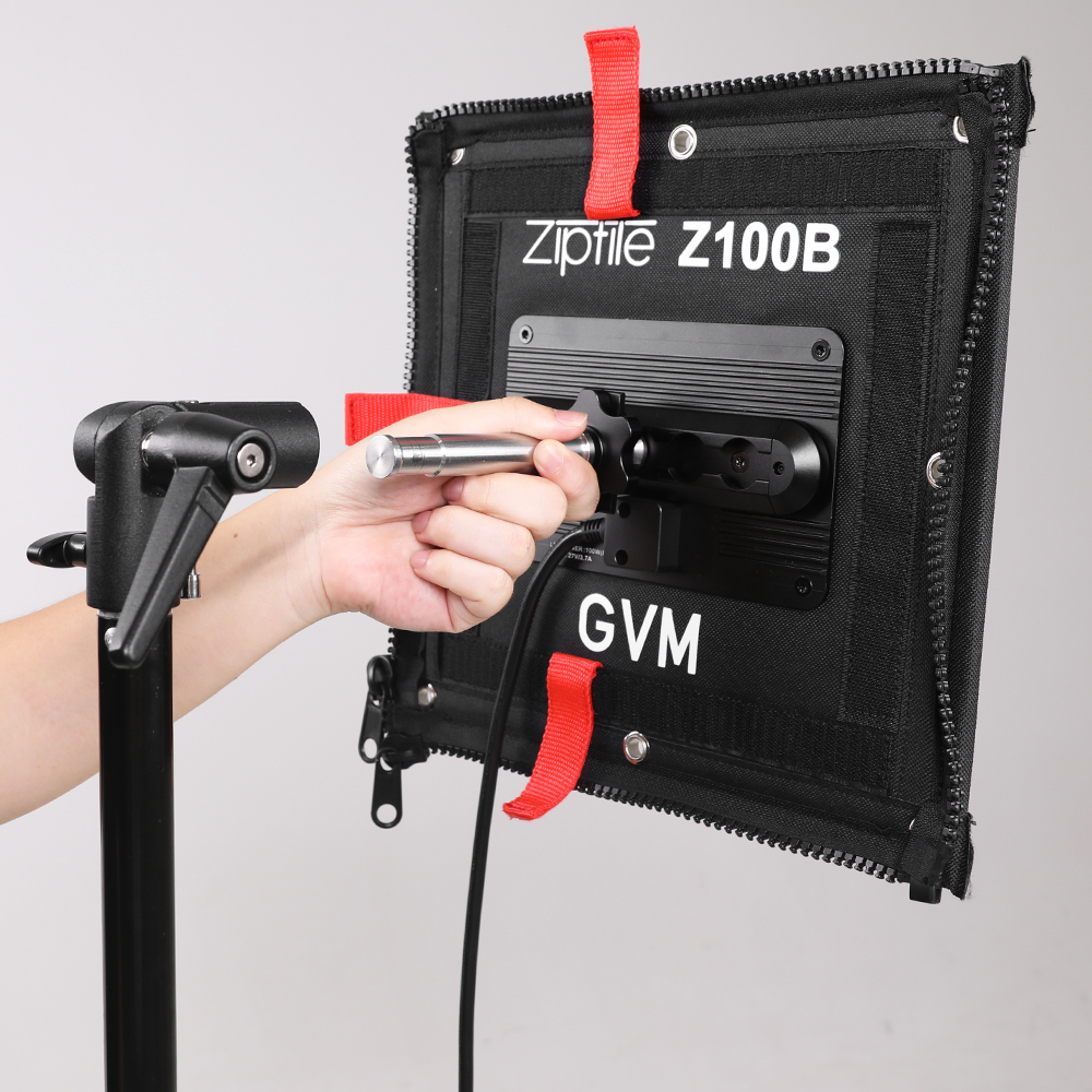 Zip Tile Z100B 100W Bicolor can be spliced, portable, support USB-C firmware upgrade light 4 安装