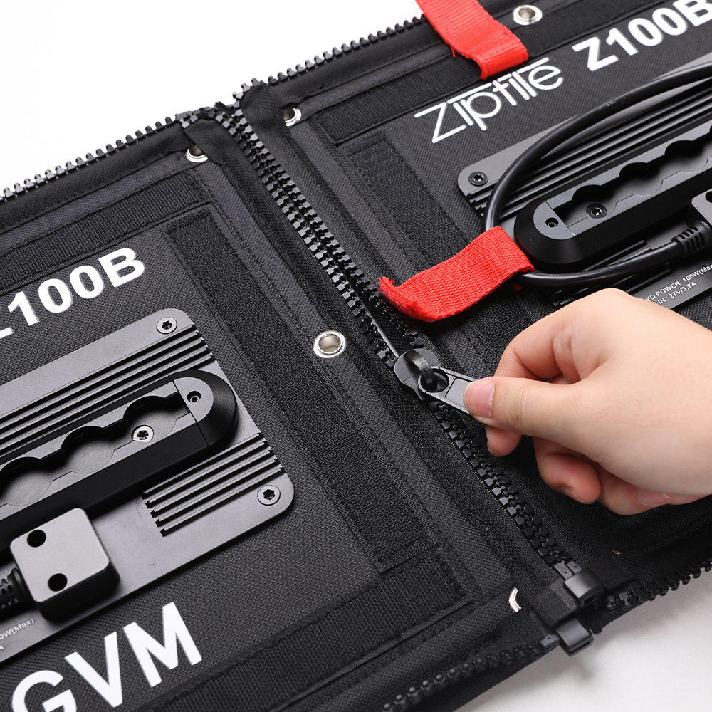 Zip Tile Z100B 100W Bicolor can be spliced, portable, support USB-C firmware upgrade light 3 拉链 1