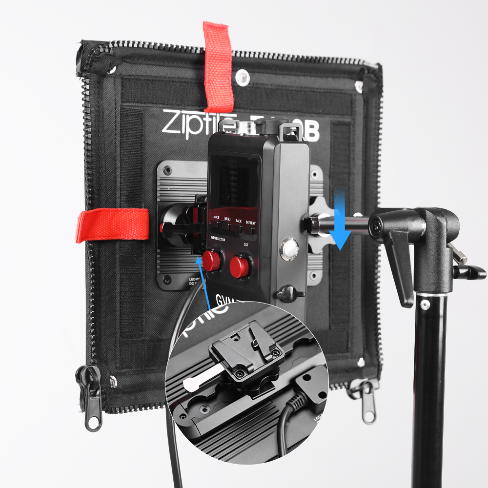 Zip Tile Z100B 100W Bicolor can be spliced, portable, support USB-C firmware upgrade light 6 控制盒 3