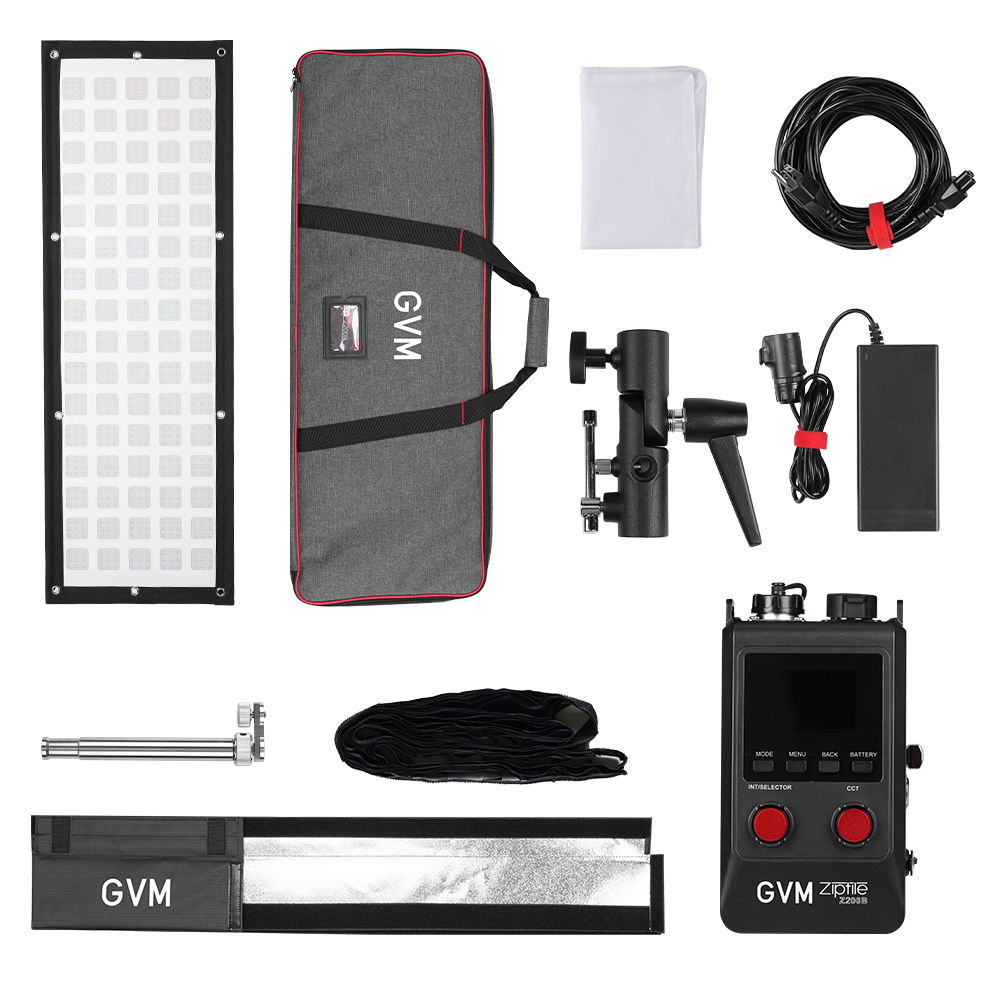 Zip Tile Z200B 200W Bicolor can be spliced, portable, support USB-C firmware upgrade light 7 4 4