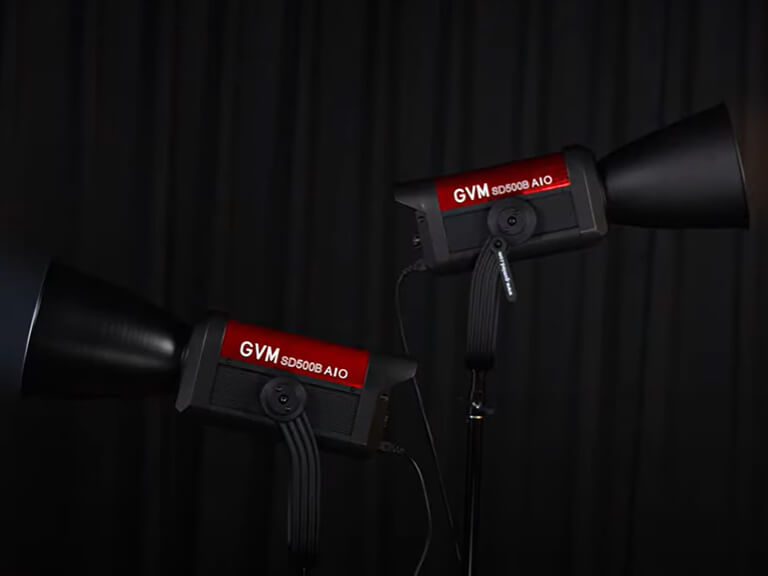 Mastering Lighting for Video Production at Movie Studio 3 gvm led lighting for video production
