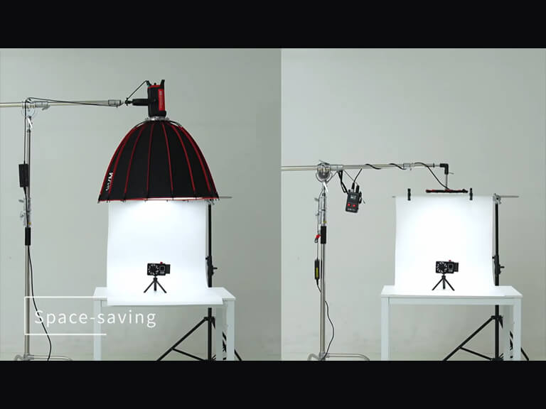 gvm z100b vs traditional softbox setup