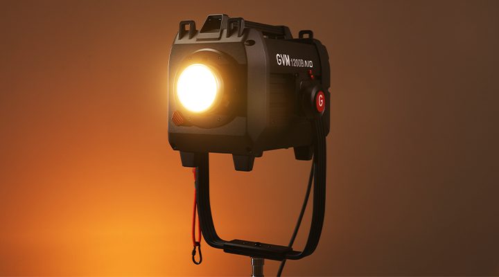 GVM 1200B AIO 1200W Bi-Color Integrated Spotlight 12 1200B内置12种光效