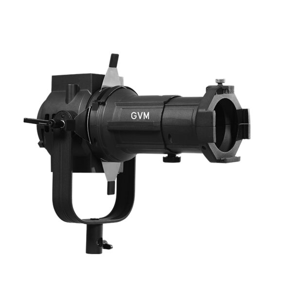 GVM PJ-L40 Projection Attachment- Compatible with Bowens Mount LED  Spotlights (650W Max)