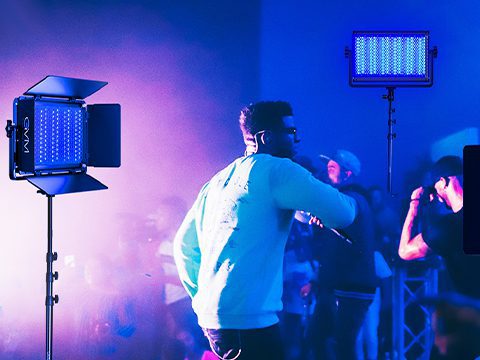 GVM 1300D professional LED panel lighting setup