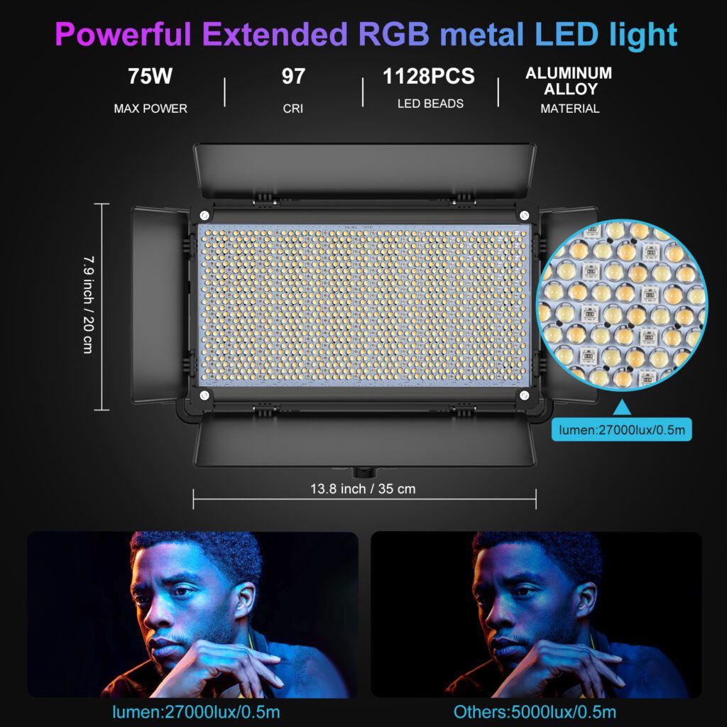 GVM-1500D Rgb video light panel 2 GVM 1500D 2
