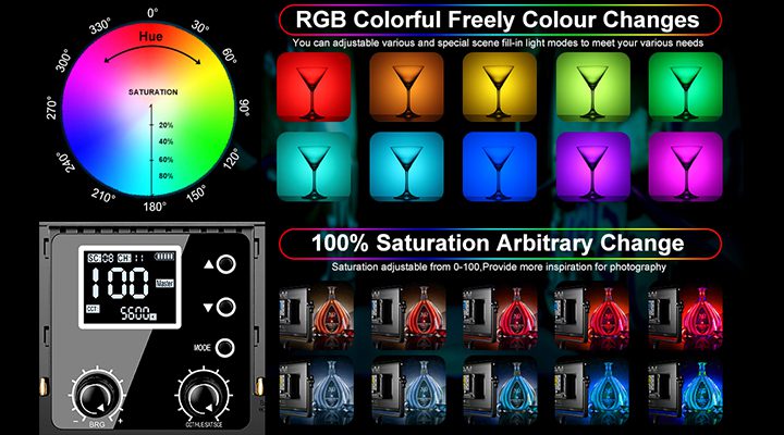 GVM-1500D Rgb video light panel 10 GVM 1500D rgb