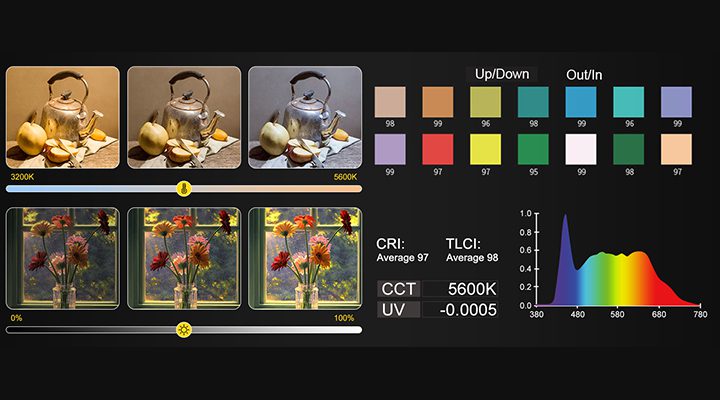GVM-850D Rgb video light panel 8 GVM 850D 高显指