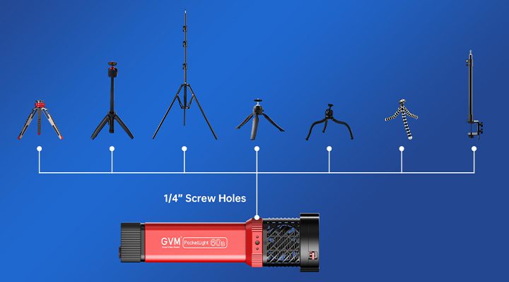 GVM PD60B 可安装不同支架