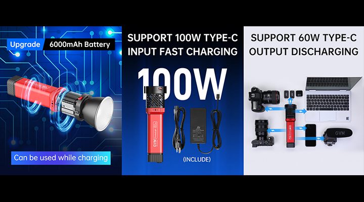 GVM PD60B 电池容量，快充，放电