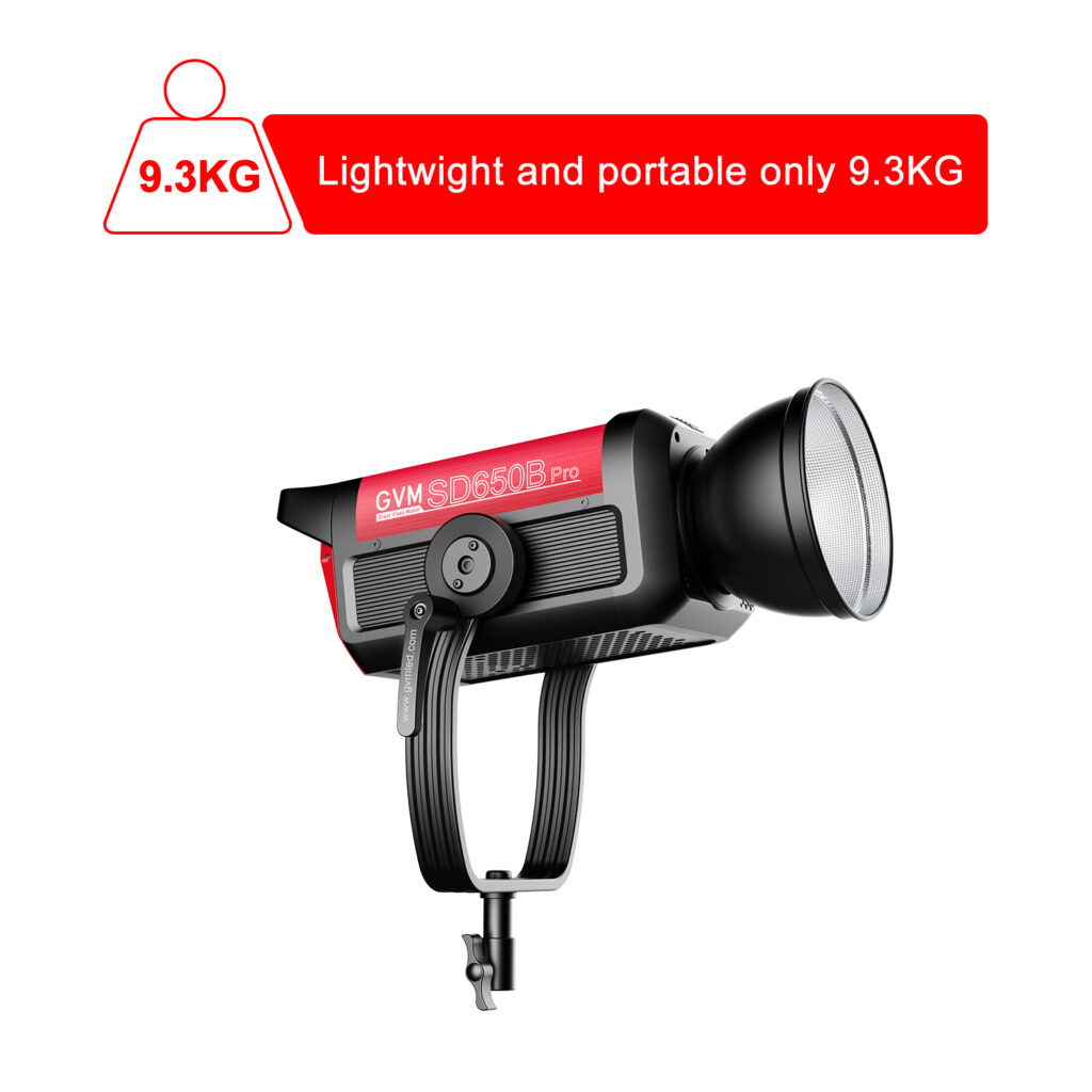 GVM PRO-SD650B 650W Waterproof Bi-Color Monolight(V-mount & Mesh Bluetooth) 2 PRO SD650B 3